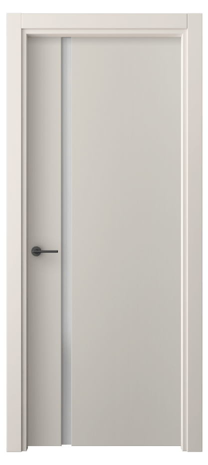 Межкомнатная дверь Фридом 4222 ПЭТ светло-серый Сатинированное стекло Цена 39599 ₽ | Volhovec