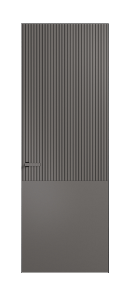 Дверь межкомнатная Вельвет 8205 Матовый классический серый. Скрытый короб Черный Цена 60740 . Фабрика дверей Волховец 8 (800) 551 43 19 Межкомнатная дверь Вельвет 8205 Матовый классический серый. Цена 60740 | Volhovec