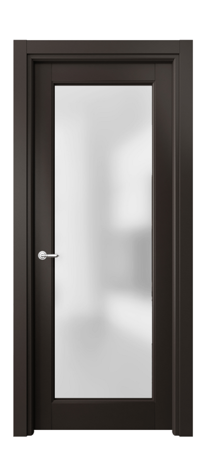 Межкомнатная дверь Тоскана Ромбо 6300 Матовый антрацит Сатинированное стекло Цена 92299 ₽ | Volhovec