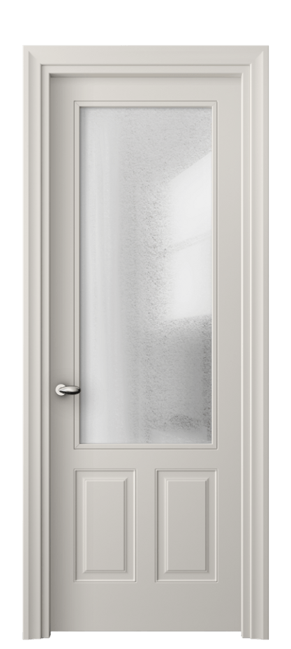 Межкомнатная дверь Esse 8522 Матовый облачно-серый Фактурное стекло "Лёд", триплекс Цена 76299 ₽ | Volhovec