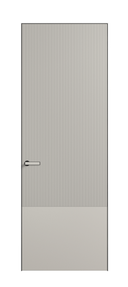 Дверь межкомнатная Вельвет 8203 Матовый облачно-серый. Скрытый короб Черный Цена 55219 . Фабрика дверей Волховец 8 (800) 551 43 19 Межкомнатная дверь Вельвет 8203 Матовый облачно-серый. Цена 55219 | Volhovec