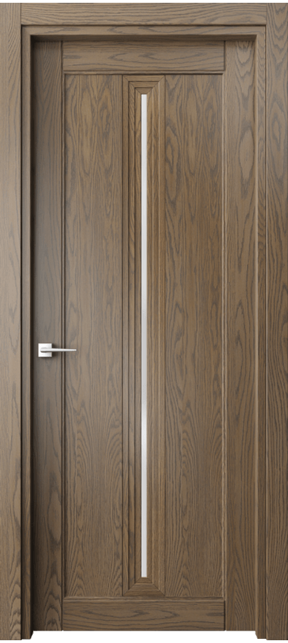 Межкомнатная дверь Эго 6123 Дуб мраморный Сатинированное стекло Цена 130499 ₽ | Volhovec