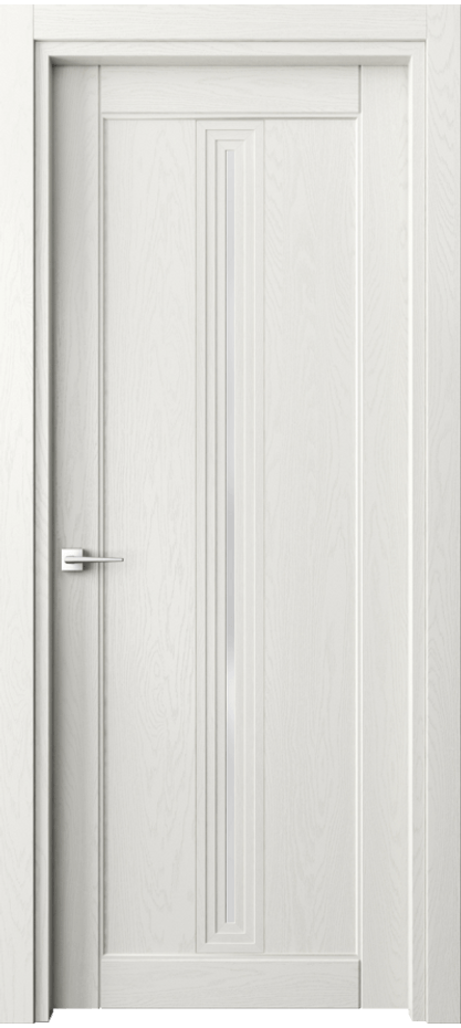 Межкомнатная дверь Эго 6123 Дуб жемчуг Сатинированное стекло Цена 125299 ₽ | Volhovec