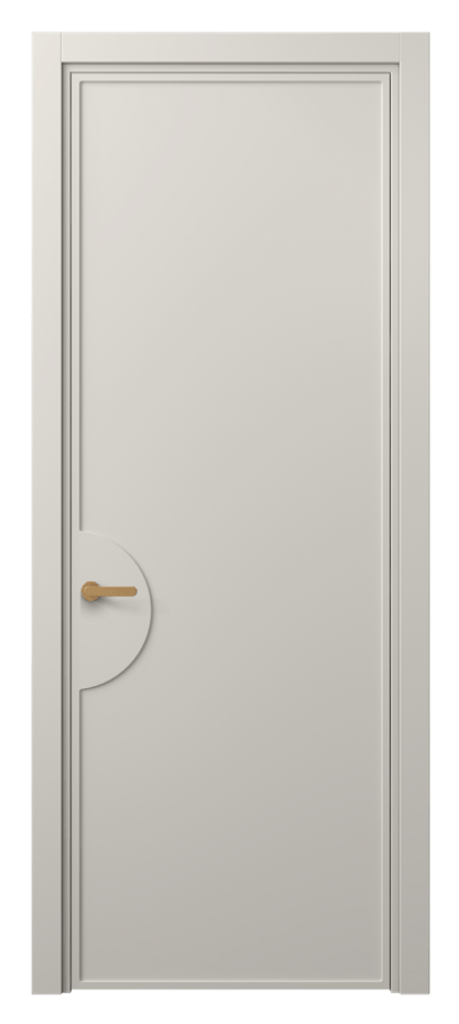 Межкомнатная дверь Фрэйм 8604 Матовый облачно-серый  Цена 55599 ₽ | Volhovec