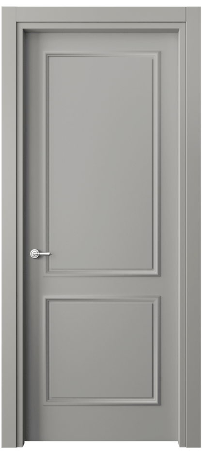 Дверь межкомнатная Париж 8121 Матовый нейтральный серый Гладкий наличник МНСР Цена 52424 ₽ Наличники уже входят в базовый комплект. Фабрика дверей Волховец 8 (800) 551 43 19 Межкомнатная дверь Париж 8121 Матовый нейтральный серый Цена 52424 ₽| Volhovec