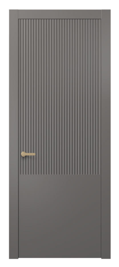 Дверь межкомнатная Альба 8646 Матовый классический серый Гладкий компланарный наличник МКЛС Цена 40199 ₽ Наличники уже входят в базовый комплект. Фабрика дверей Волховец 8 (800) 551 43 19 Межкомнатная дверь Альба 8646 Матовый классический серый Цена 40199 ₽ | Volhovec