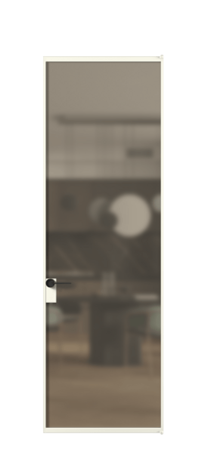 Алюминиевая дверь АЛПЛ040.01 Алюминий жемчужный Сатинированное бронзовое стекло, триплекс. Без короба АЖМ Цена 114520 Стоимость комплекта двери включает: 1. Полотно (600/650/700/750/800/850/900/950*2000-2400 мм).
2. Короб
3. Комплект фурнитуры (2 торцевые петли и магнитный замок с ответной планкой). Фабрика дверей Волховец 8 (800) 551 43 19 Алюминиевая дверь АЛПЛ040.01 Алюминий жемчужный Сатинированное бронзовое стекло, триплекс Цена 114520 | Volhovec