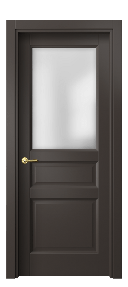 Межкомнатная дверь Галант 1432 Матовый антрацит Сатинированное стекло Цена 43274 ₽ | Volhovec