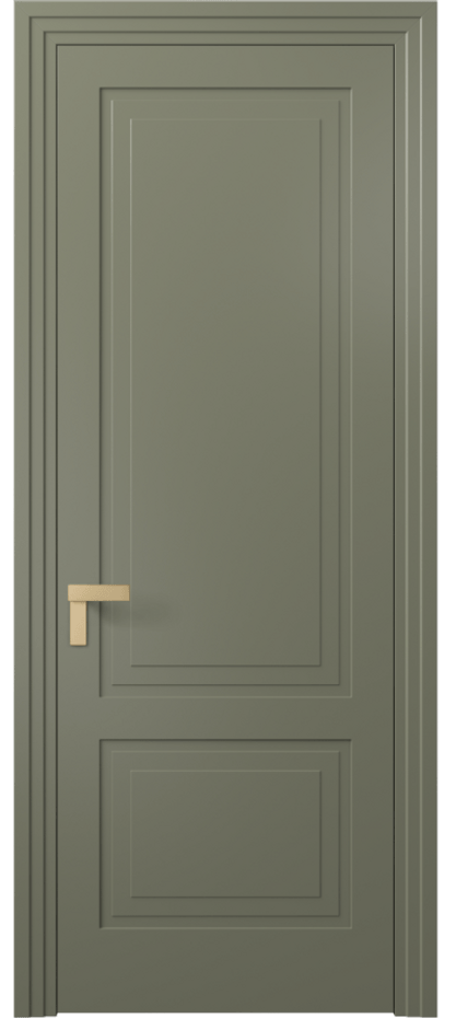 Межкомнатная дверь Рокка 8351 Матовый оливковый тёмный  Цена 82399 ₽ | Volhovec