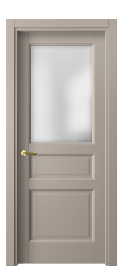 Межкомнатная дверь Галант 1432 Матовый бисквитный Сатинированное стекло Цена 54599 ₽ | Volhovec