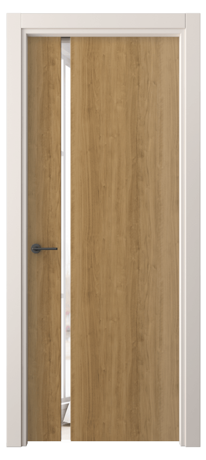 Межкомнатная дверь Фридом 4222 Грецкий орех Двустороннее зеркало, триплекс Цена 41999 ₽ | Volhovec