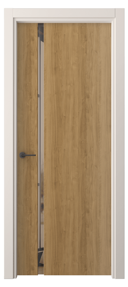 Межкомнатная дверь Фридом 4222 Грецкий орех Двустороннее бронзовое зеркало, триплекс Цена 41999 ₽ | Volhovec