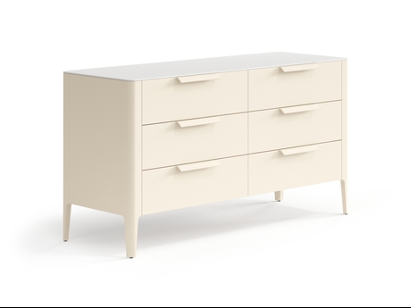 Мебель Комод Piega 6 ящиков. Цвет Матовый светло-бежевый. Материал Гладкая эмаль. Коллекция Комод Piega 6 ящиков. Фото. Мебель Комод Piega 6 ящиков. Цвет Матовый светло-бежевый. Материал Гладкая эмаль. Коллекция Комод Piega 6 ящиков. Картинка.