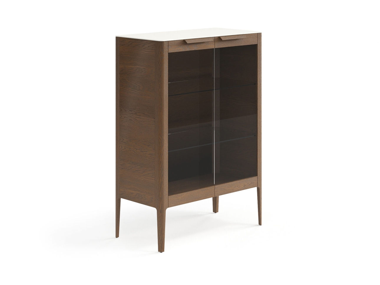 Витрина Piega дуб туманный матовый