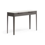 Консоль Piega 2 ящика Матовый антрацит