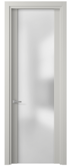 Дверь межкомнатная 4114 МСР САТ. Цвет Матовый серый. Материал Гладкая эмаль. Коллекция Планум. Картинка.