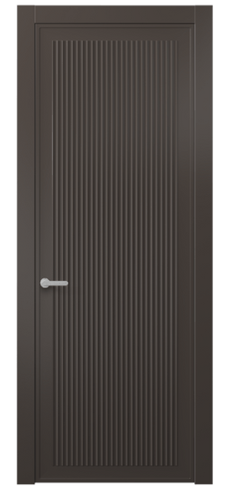 Межкомнатная дверь АКП 8642 МАН. Цвет Матовый антрацит. Материал Гладкая эмаль. Коллекция Альба. Фото. Дверь межкомнатная АКП 8642 МАН. Цвет Матовый антрацит. Материал Гладкая эмаль. Коллекция Альба. Картинка.