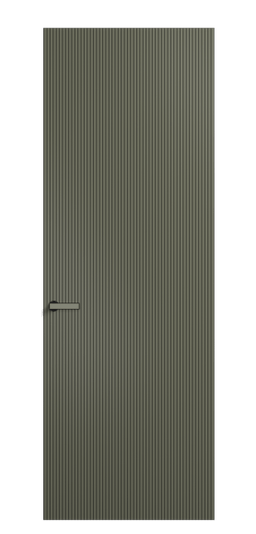 Дверь межкомнатная АКУ 8201 МОТ Матовый оливковый тёмный. Цвет Матовый оливковый тёмный. Материал Гладкая эмаль. Коллекция Вельвет. Картинка.