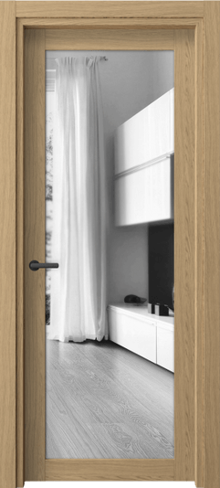 Дверь межкомнатная 2102 ЖМД ДВ ЗЕР. Цвет Жемчужный дуб. Материал Ламинатин. Коллекция Neo. Картинка.