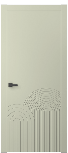 Дверь межкомнатная 8059 NCS S 1005-G50Y. Цвет NCS NCS S 1005-G50Y. Материал Гладкая эмаль. Коллекция Линия. Картинка.