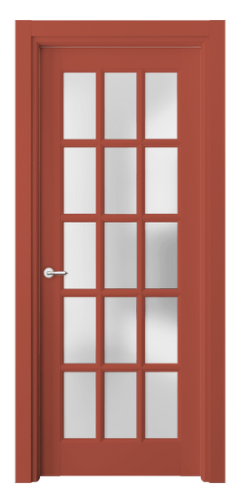 Дверь межкомнатная 6311 NCS S 3040-Y80R. Цвет NCS NCS S 3040-Y80R. Материал Массив бука эмаль. Коллекция Toscana Grigliato. Картинка.