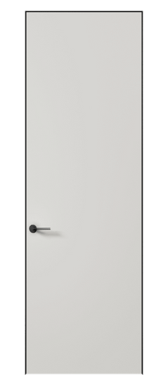 Дверь межкомнатная 0010 АКП МСР. Цвет Матовый серый. Материал Гладкая эмаль. Коллекция Планум Про. Картинка.