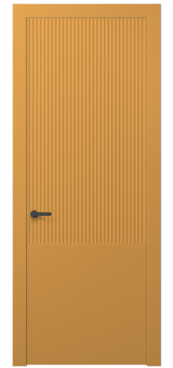 Дверь межкомнатная 8646 Пастельно-жёлтый RAL 1034. Цвет RAL Пастельно-жёлтый RAL 1034. Материал Гладкая эмаль. Коллекция Alba. Картинка.