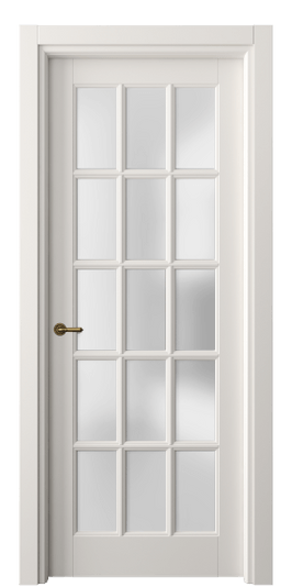 Межкомнатная дверь 6311 МПБЛ САТ. Цвет Матовый пудровый белый. Материал Гладкая эмаль. Коллекция Тоскана Грильято. Фото. Дверь межкомнатная 6311 МПБЛ САТ. Цвет Матовый пудровый белый. Материал Гладкая эмаль. Коллекция Тоскана Грильято. Картинка.