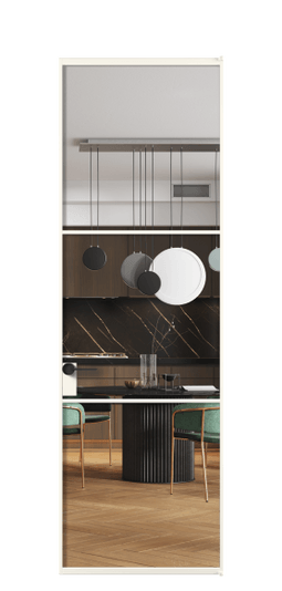 Межкомнатная дверь АЛПЛ040.03 АПБЛ Crystalvision. Цвет Алюминий пудровый белый. Материал Алюминий в эмали. Коллекция Formato. Фото. Дверь межкомнатная АЛПЛ040.03 АПБЛ Crystalvision. Цвет Алюминий пудровый белый. Материал Алюминий в эмали. Коллекция Formato. Картинка.