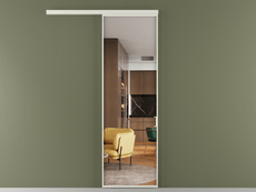 Перегородка Формато вдоль стены 1 створка