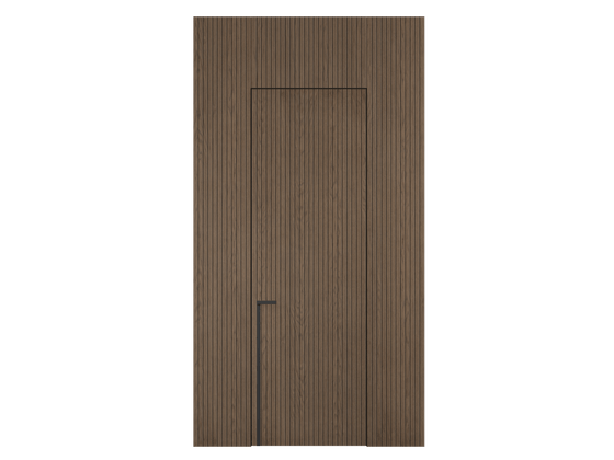 Панели для отделки стен Стеновая панель Фрезерованные Дуб серый матовый. Цвет Дуб серый матовый. Материал Шпон НатурВуд. Коллекция Фрезерованные. Картинка.