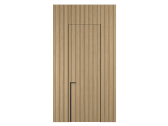 Панели для отделки стен Стеновая панель Фрезерованные Дуб золотой матовый рифт. Цвет Дуб золотой матовый рифт. Материал Радиальный шпон НатурВуд. Коллекция Фрезерованные. Картинка.