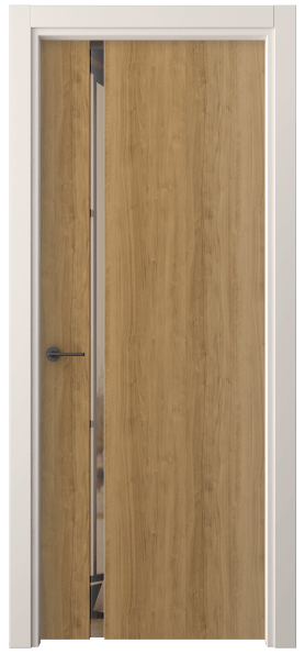 Дверь межкомнатная 4222 ГОР ДВ ЗЕР БР. Цвет Грецкий орех. Материал Ламинатин. Коллекция Фридом. Картинка.